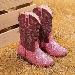 Sparkly Cowgirl Boots Size 1